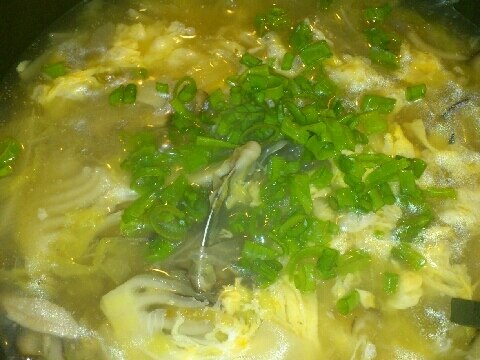 竹の子で簡単中華風スープ
